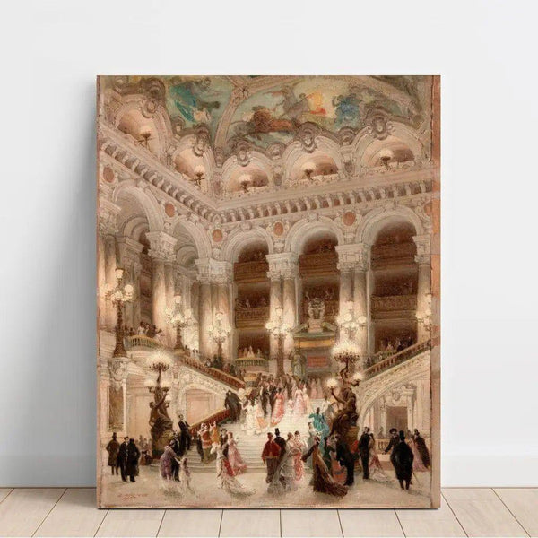 Reproduction of the painting L’escalier de l’Opéra de Louis Béroud