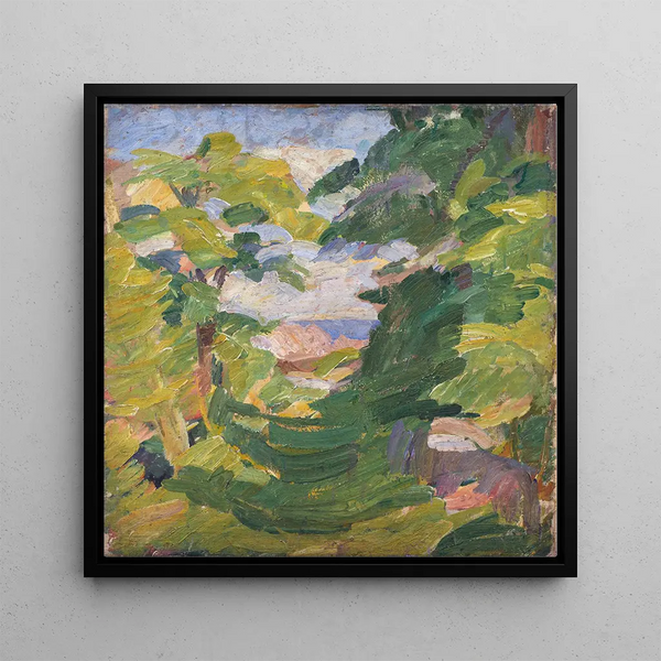 L'esprit des Chrétiens - Edvard Weie — framed artwork on a wall