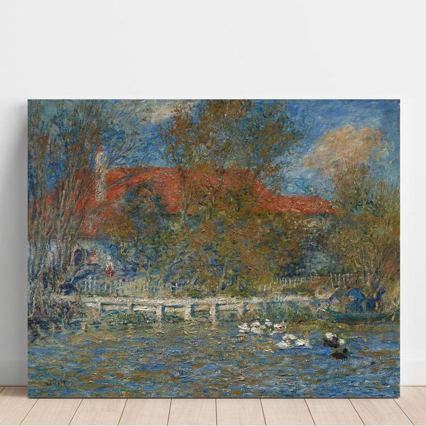 Reproduction of the painting L'étang aux canards - Pierre-Auguste Renoir