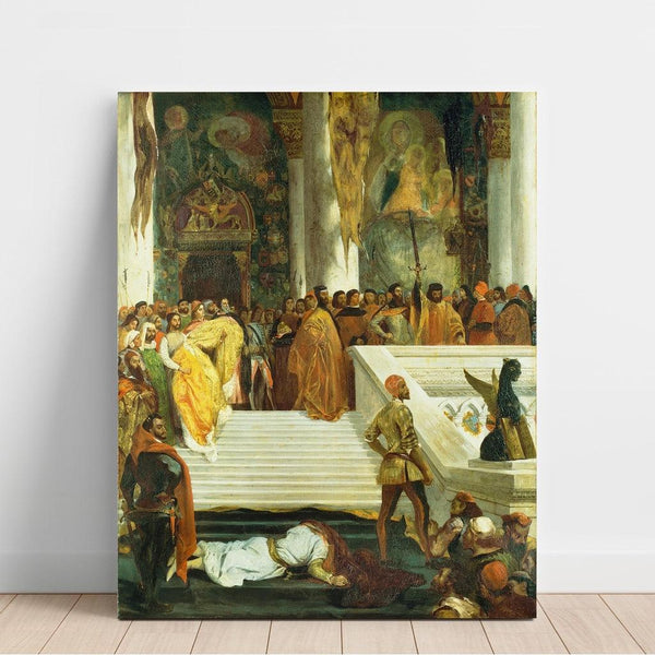 Reproduction of the painting L'exécution du doge Marino Faliero - Eugène Delacroix