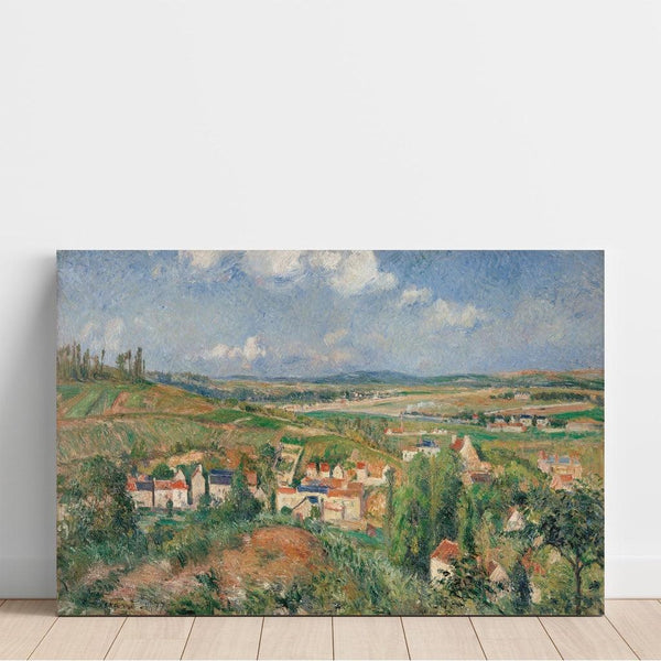 Reproduction of the painting L'hermitage en été, Pontoise - Camille Pissarro