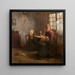 L'heure du thé - Cornelis Kraan — framed artwork on a wall