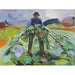 Reproduction of the painting L'homme dans le champ de choux - Edvard Munch