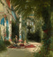 L interior of the greenhouse on the peacock island near Potsdam - Carl Blechen — artwork view