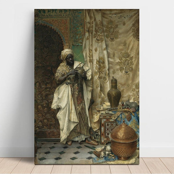 Reproduction of the painting L'nspection - Ludwig Deutsch
