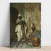 Reproduction of the painting L'nspection - Ludwig Deutsch