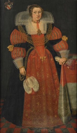 Portrait painting of Sophia de Vervou - L.J. Woutersin — artwork view