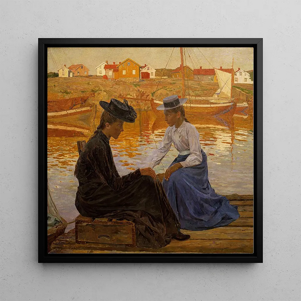 La Baie - Carl Wilhelmson — framed artwork on a wall