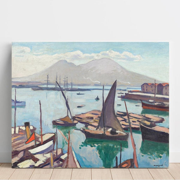 Reproduction of the painting La Baie de Naples - Albert Marquet