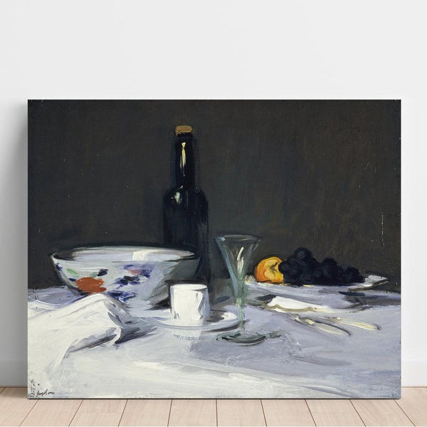 Reproduction of the painting La Bouteille noire - Samuel John Peploe