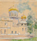 La Cathédrale de la Nativité du Monastère Savvino-Storozhevsky près de Zvenigorod - Maria Yakunchikova — artwork view