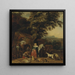 La Chasse - Abraham Hondius — framed artwork on a wall