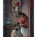 Reproduction of the painting La Coiffure - Henri Lebasque