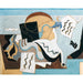 Reproduction of the painting La Colombe Poignardée - Louis Marcoussis