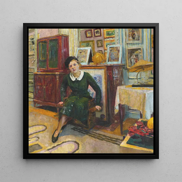 La Comtesse Lanskoy - Édouard Vuillard — framed artwork on a wall