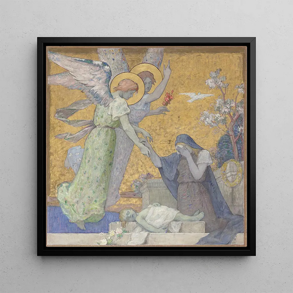 La Consolation - Jacques Ferdinand Humbert — framed artwork on a wall