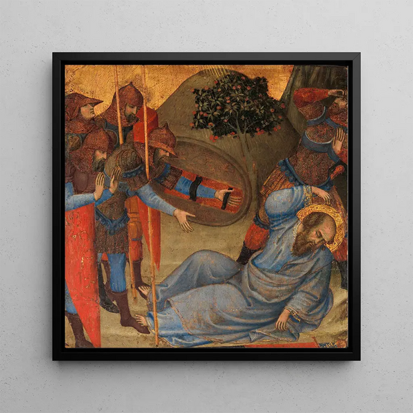 La Conversion de Saint Paul - Spinello Aretino — framed artwork on a wall