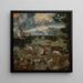 La Création du Monde et le Jardin d'Éden - Anonyme — framed artwork on a wall