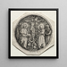 La Crucifixion - Albrecht Dürer — framed artwork on a wall