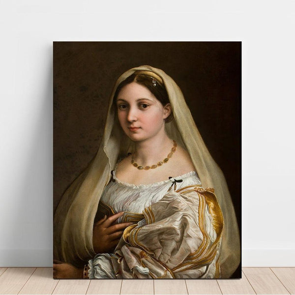 Reproduction of the painting La Donna velata - Raphael