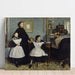 Reproduction of the painting La Famille Bellelli - Edgar Degas