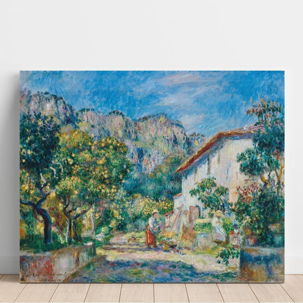 Reproduction of the painting La Ferme de Magnanosc ou La Villa Raynaud, Grasse - Pierre-Auguste Renoir