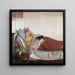 La Fille Malade - Michael Ancher — framed artwork on a wall