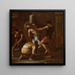 The Flagellation - Luca Giordano — framed artwork on a wall