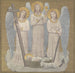 La Foi, l'Espérance et la Charité veillant sur sainte Geneviève au berceau - Pierre Puvis de Chavannes — artwork view