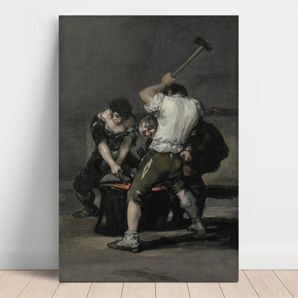 Reproduction of the painting La Forge - Francisco de Goya