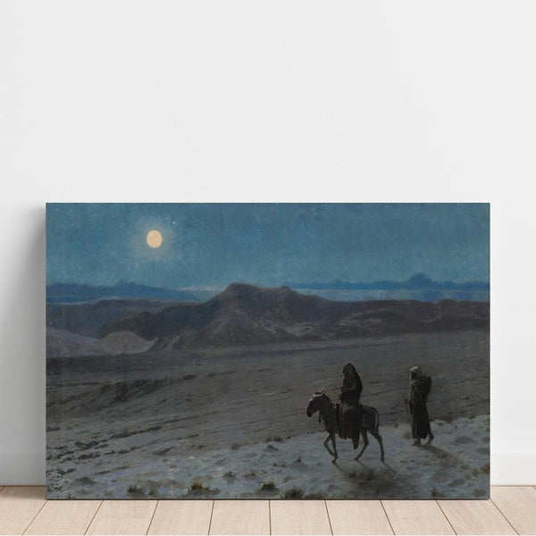 Reproduction of the painting The Flight into Egypt (Night) - Jean-Léon Gérôme
