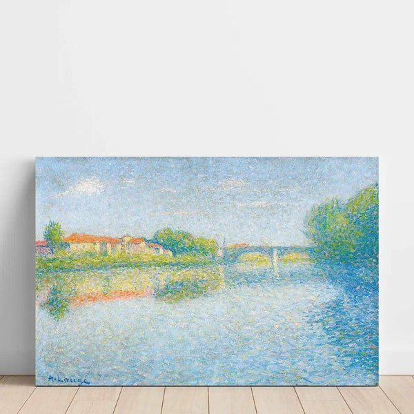 La Garonne à Toulouse - Achille Laugé — wall display of the artwork