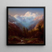 La Jungfrau en Suisse - Régis François Gignoux — framed artwork on a wall