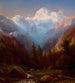 La Jungfrau en Suisse - Régis François Gignoux — artwork view