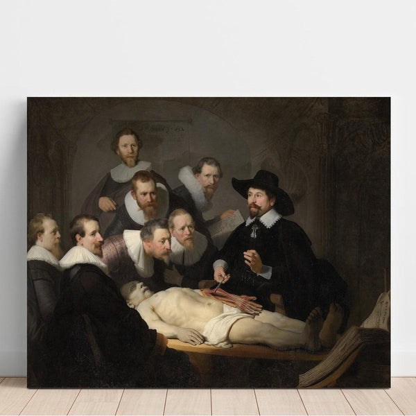 Reproduction of the painting The Anatomy Lesson of Dr. Tulp - Rembrandt van Rijn