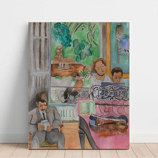 Reproduction of the painting La Leçon de Musique - Henri Matisse