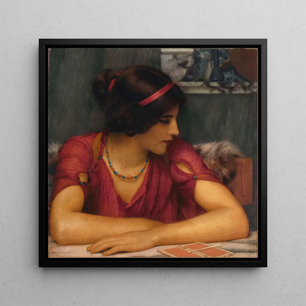 The Letter - John William Godward — framed artwork on a wall