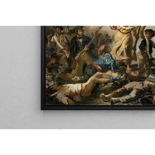 La Liberté Guidant Le Peuple - Eugène Delacroix | Reproduction Tableau Décoration murale affiche copie