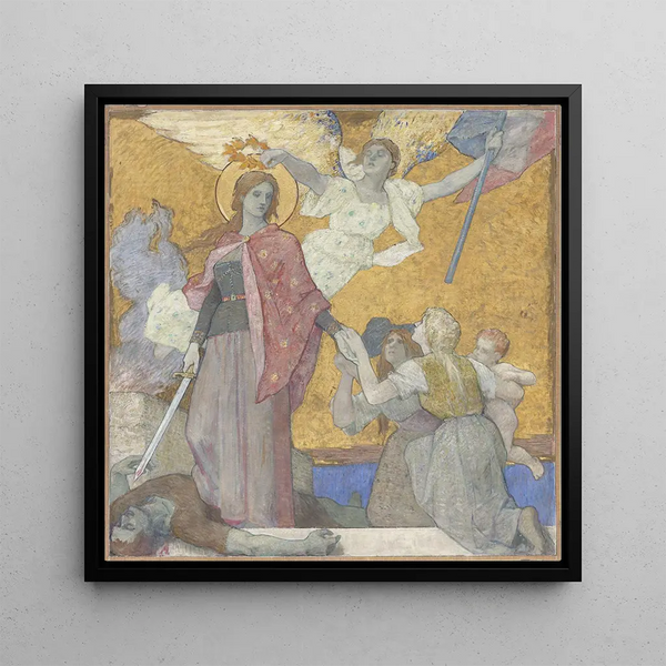 La Liberté - Jacques Ferdinand Humbert — framed artwork on a wall