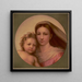 La Madone Sixtine - Louis Prang — framed artwork on a wall