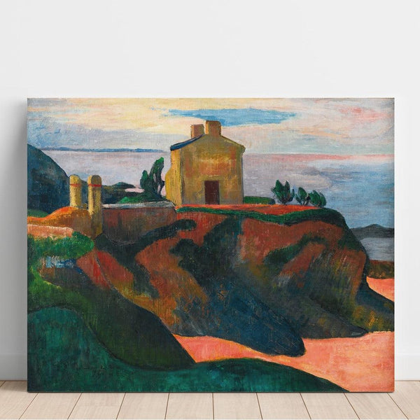 Reproduction of the painting La Maison Du Pan-Du - Paul Gauguin