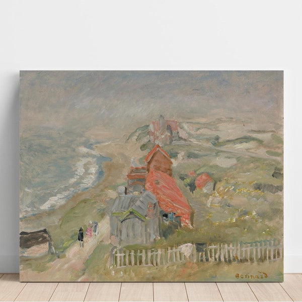 Reproduction of the painting La Maison au Bord du Chemin ou Maisons sur la Falaise - Pierre Bonnard
