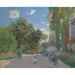 Reproduction of the painting of The Artist's House in Argenteuil - Claude Monet