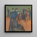 The Death in the Sickroom - Edvard Munch — framed artwork on a wall
