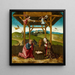 La Nativité - Francesco Di Simone Da Santacroce — framed artwork on a wall