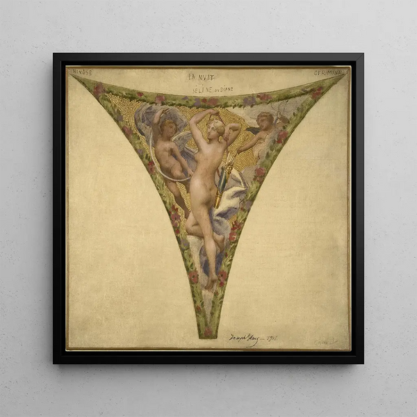 La Nuit Nivôse Germinal - Joseph Blanc — framed artwork on a wall