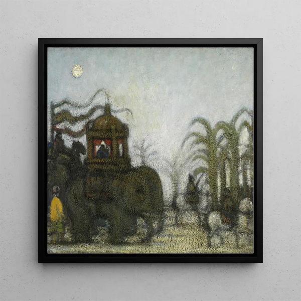 The Parade of the Magi - Jakob Smits — framed artwork on a wall