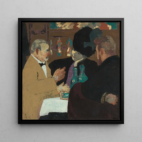 La Partie de Plaisir - Édouard Vuillard — framed artwork on a wall