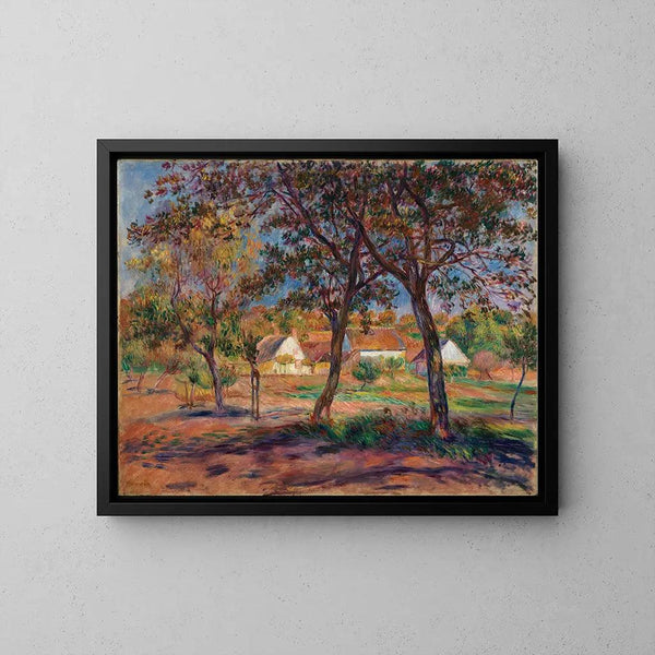 Reproduction of the painting La Périphérie de Pont-Aven - Pierre-Auguste Renoir