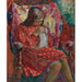 Reproduction of the painting La Petite Couseuse - Henri Lebasque